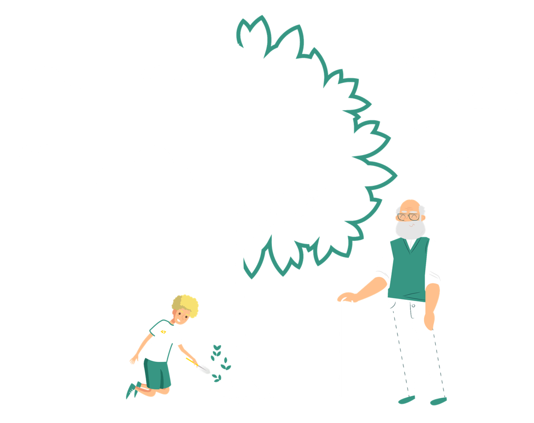 Illustration for the Victus x Regreener partnership.